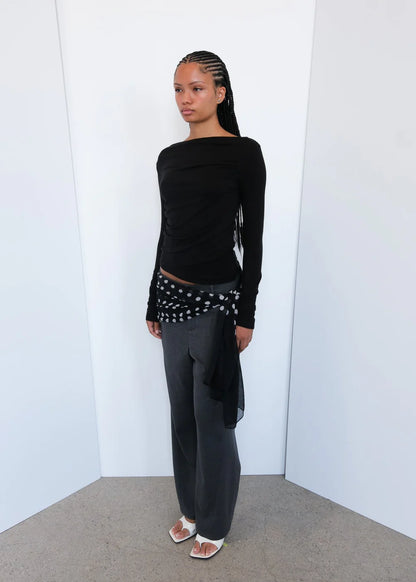 Geel Drew Top in Black