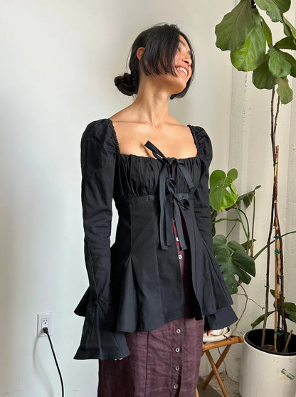Koredoko The Peignoir Top in Night