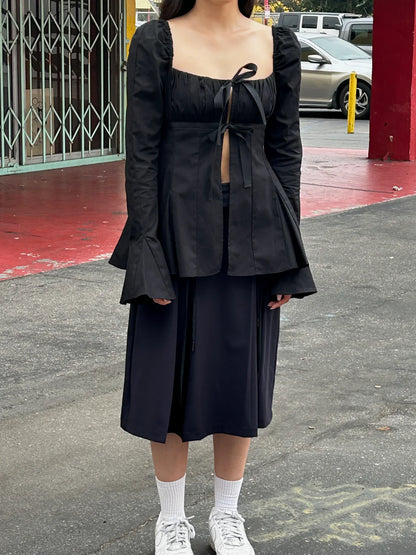 Koredoko The Peignoir Top in Night