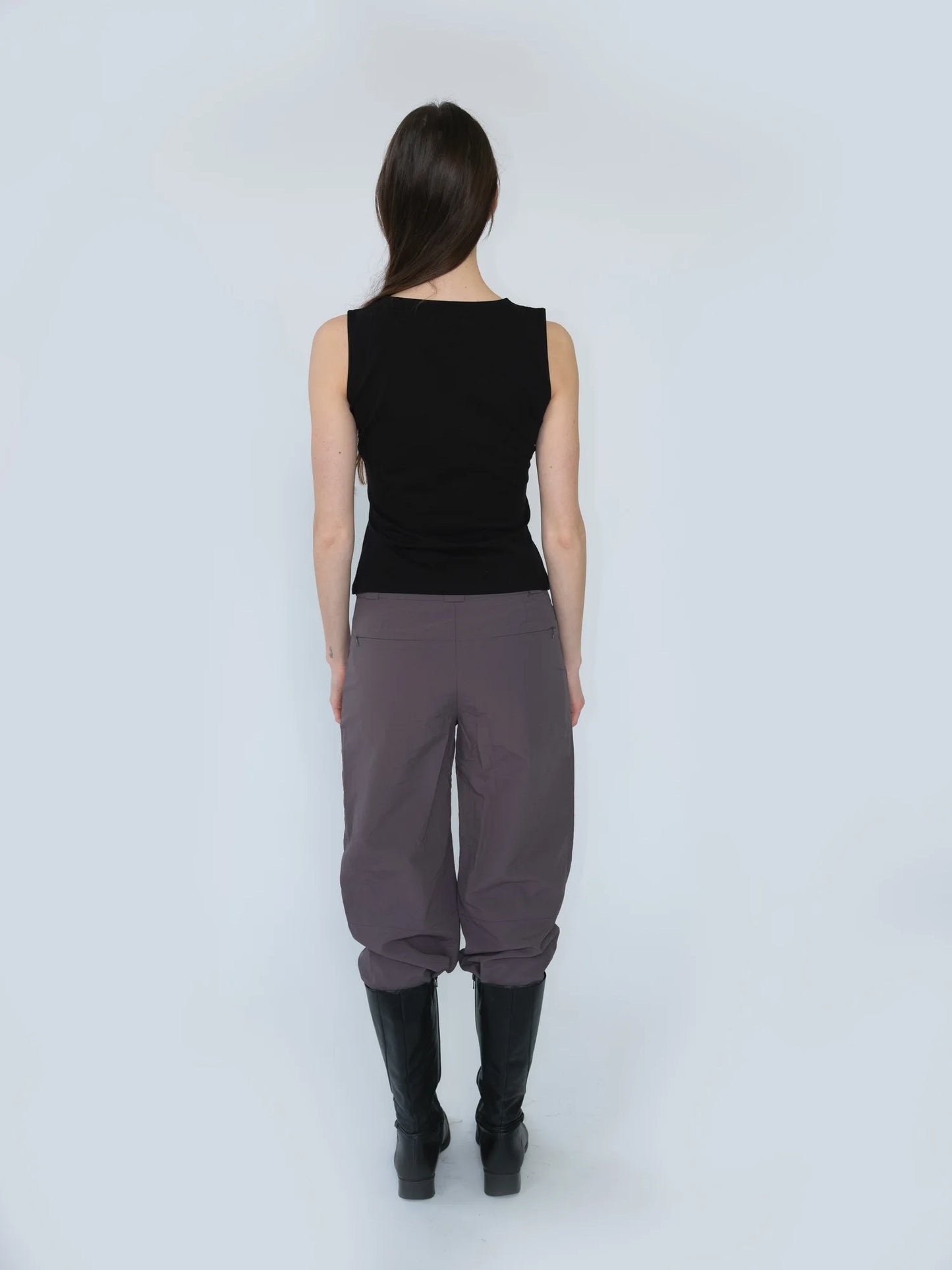 Lovethanks Ribbon Tank in Black