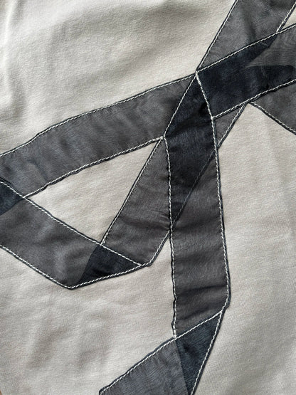 Lovethanks Ribbon Tank in Grey