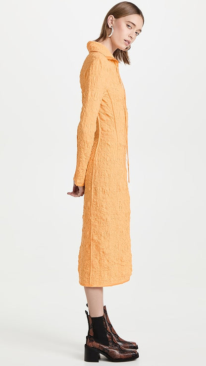 Acne Studios Seersucker Apricot Dress (M)