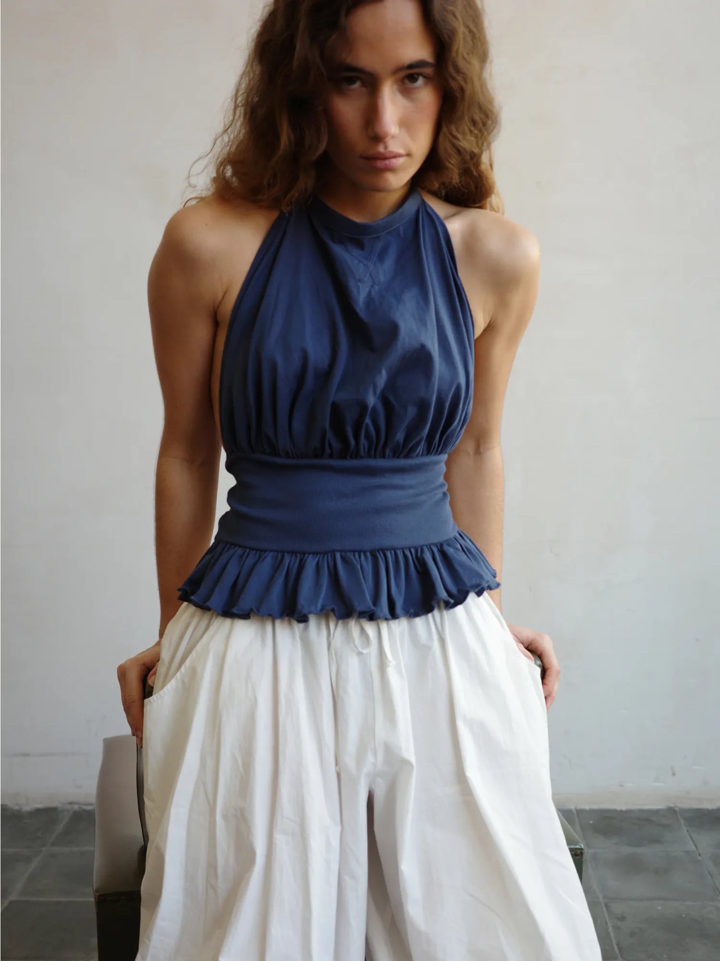 Susmie’s Palmer Top in Blue