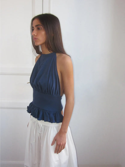 Susmie’s Palmer Top in Blue