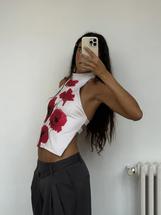Susmie’s Poppy Reversible Top