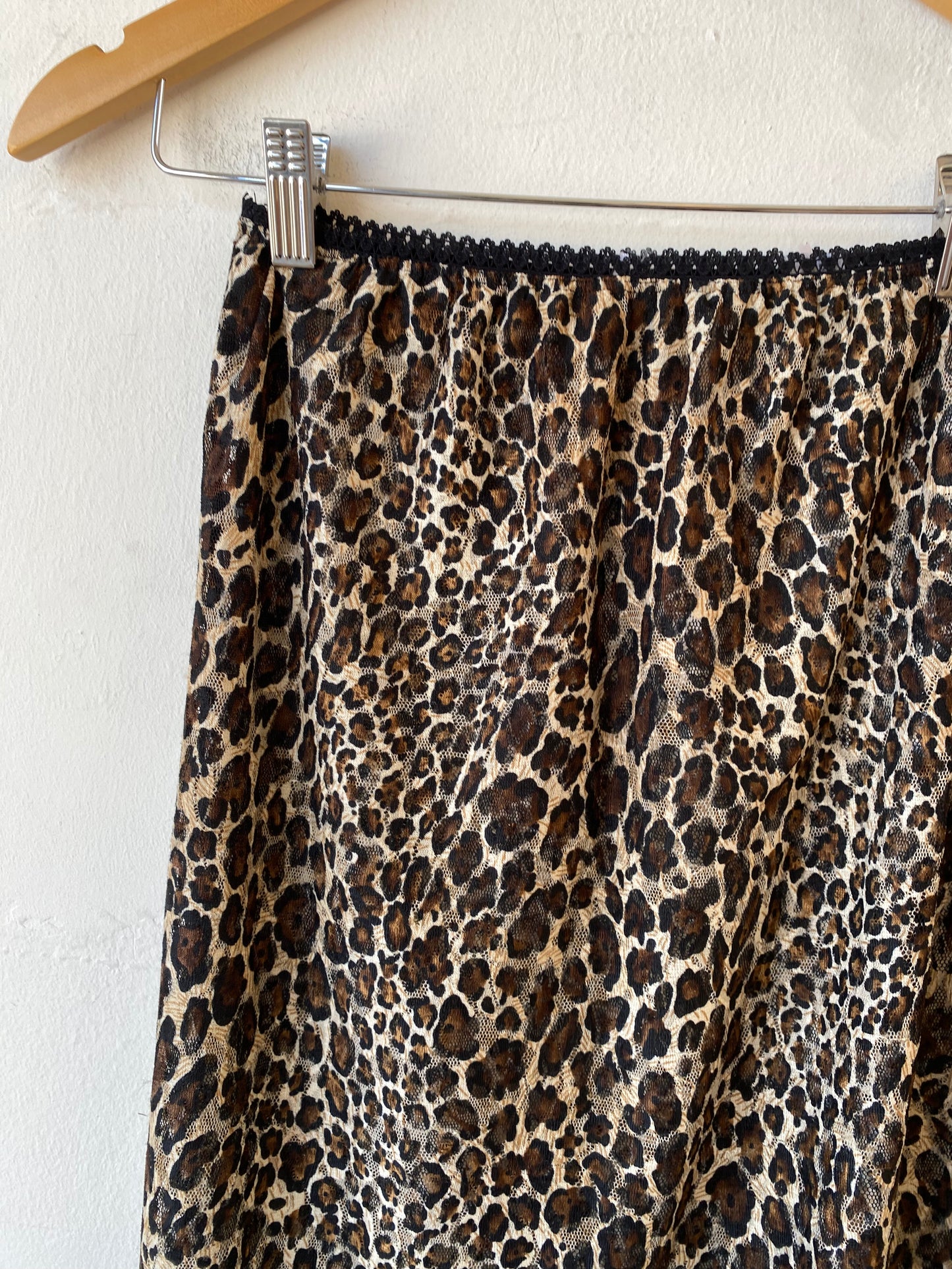 Lace Cheetah Skirt (XS)