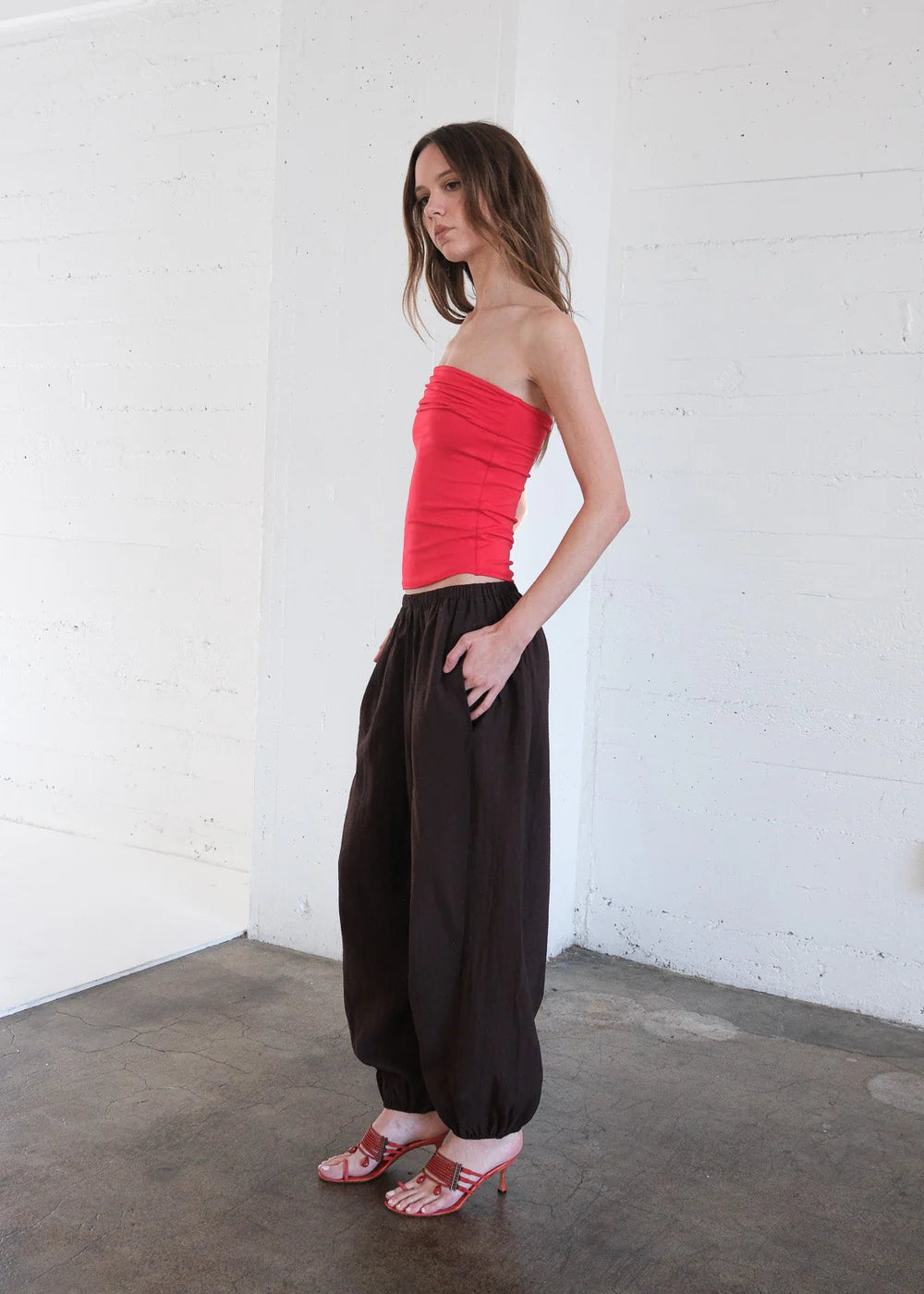 Geel Eliot Pant in Americano