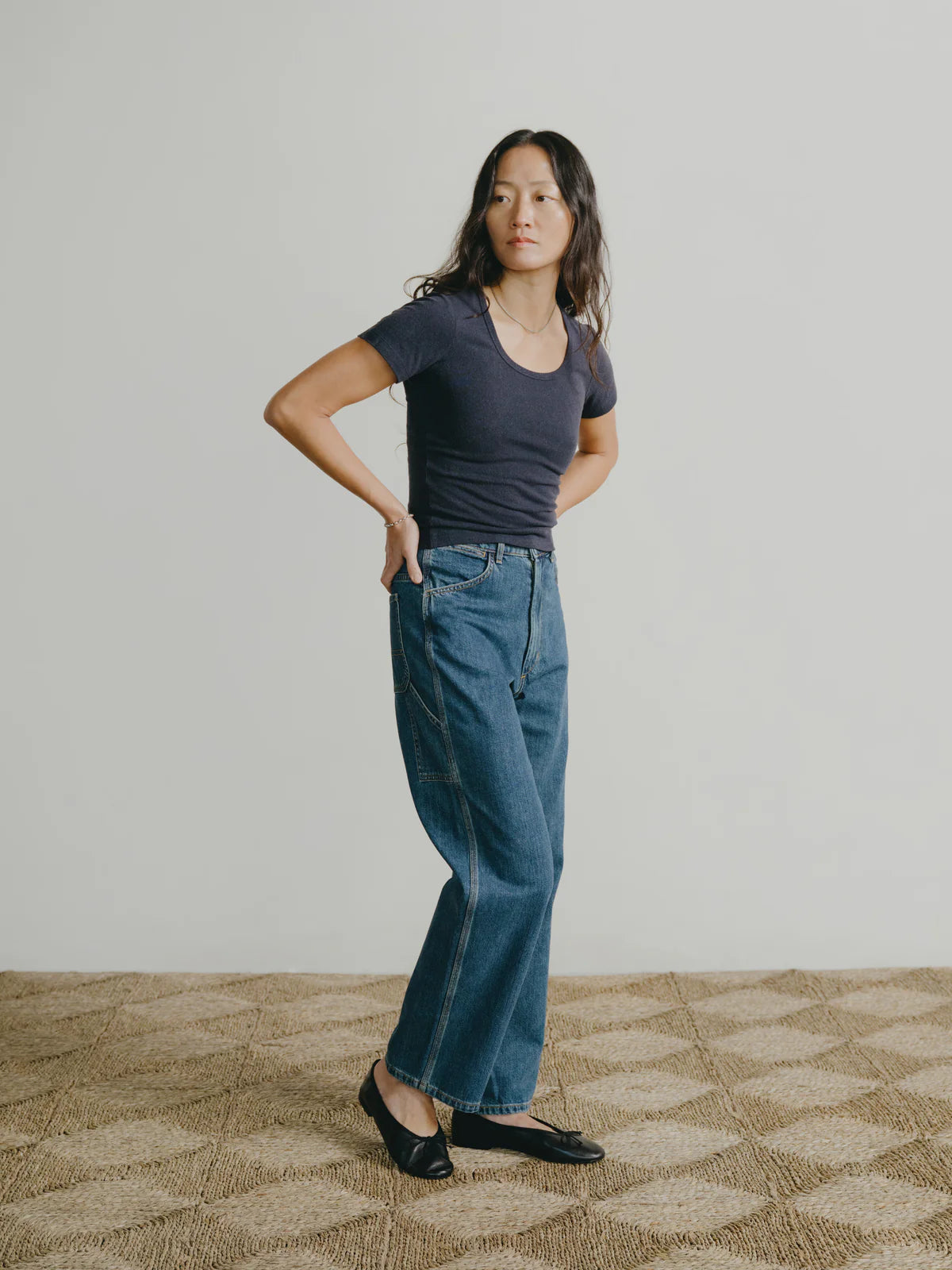 Ozma Carmen Jean in Vintage Dark Denim (Sz 27)