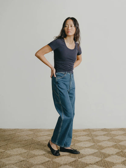 Ozma Carmen Jean in Vintage Dark Denim (Sz 27)