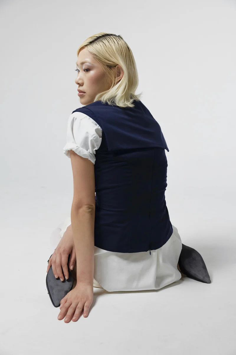 Koredoko The Sailor Top in Midnight