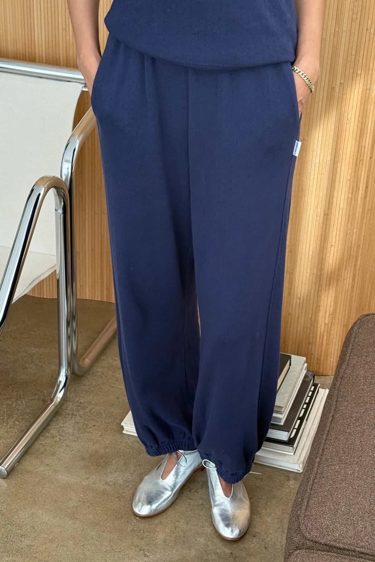 Le Bon Shoppe Pointelle Balloon Pants