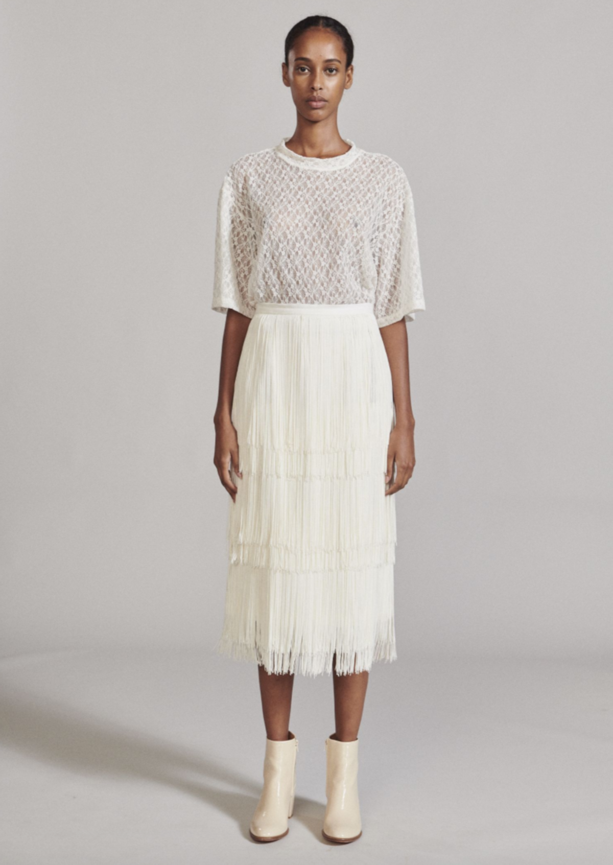 Rachel Comey Gyre Fringe Skirt (Sz 6)