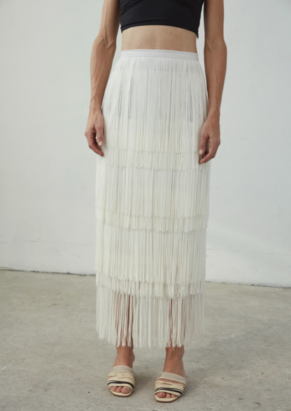 Rachel Comey Gyre Fringe Skirt (Sz 6)