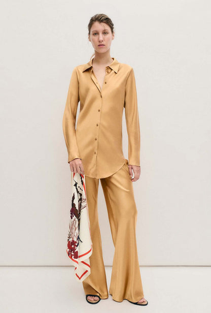 Silk Laundry Bias Pants (M)