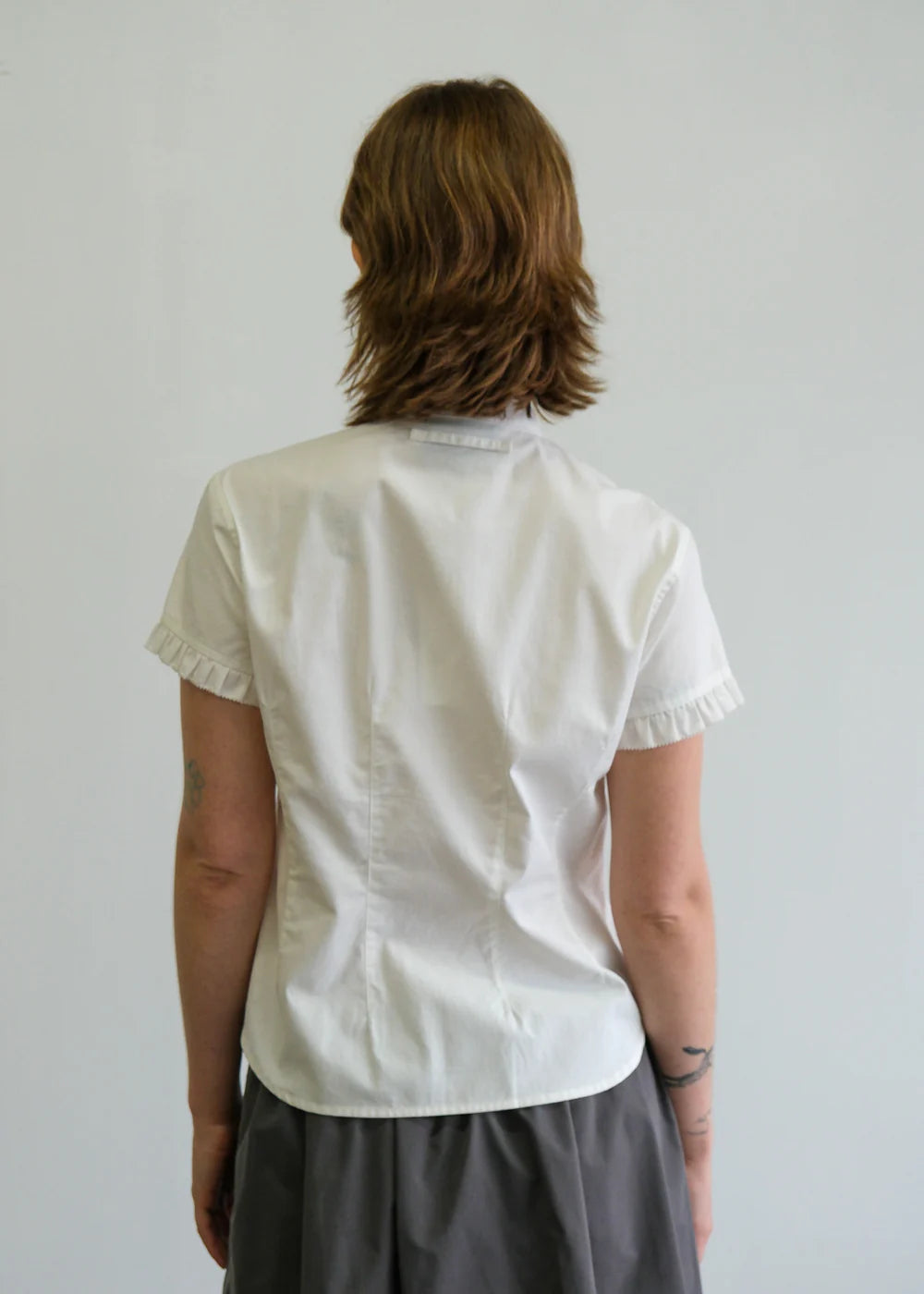 Geel Lewis Blouse in White