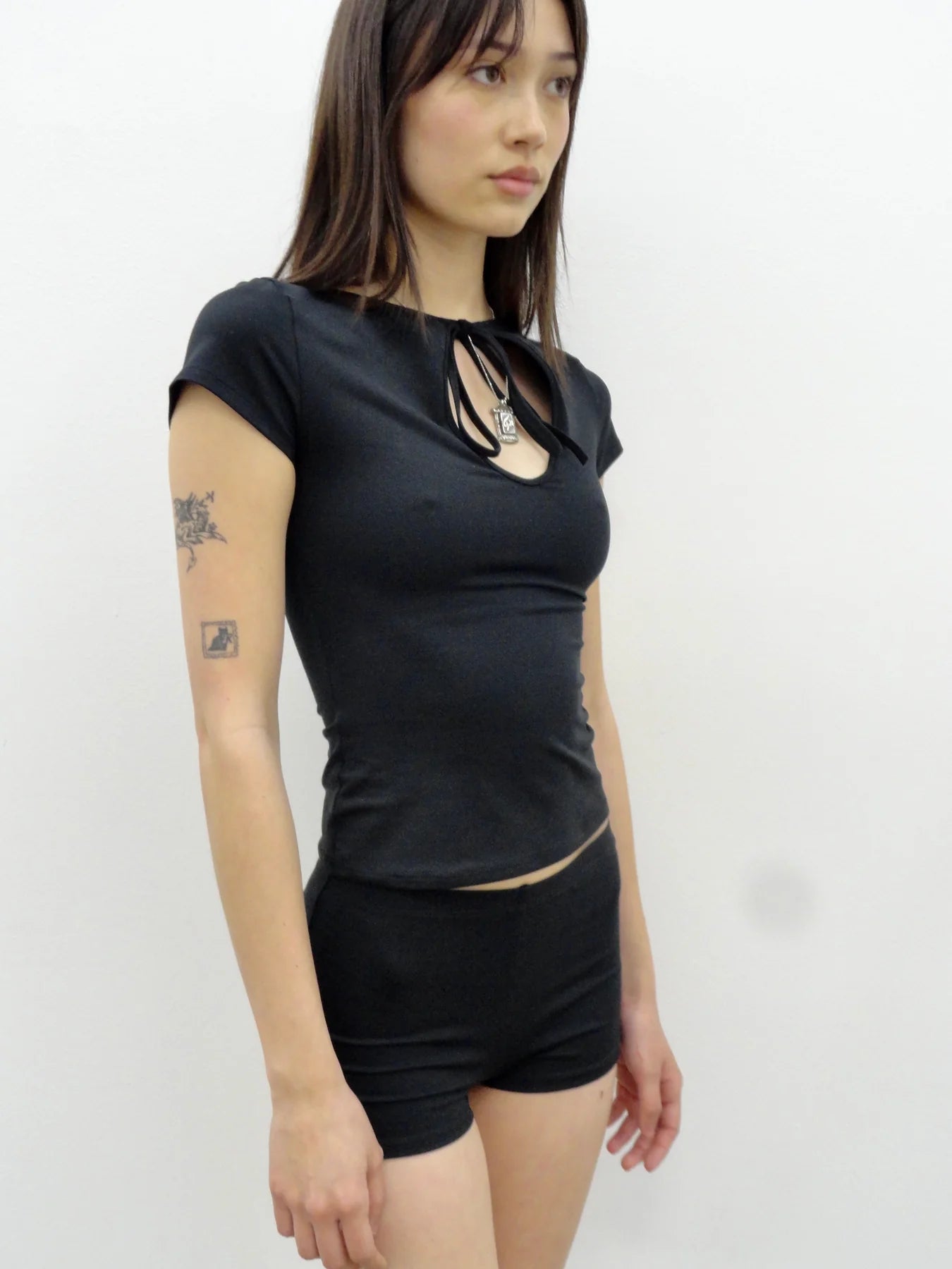 CAMPBELL&KRAMER Cleo Keyhole Top in Midnight