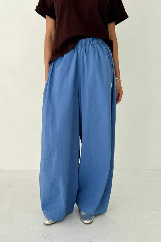 Le Bon Shoppe Parachute Pants in Slate Blue