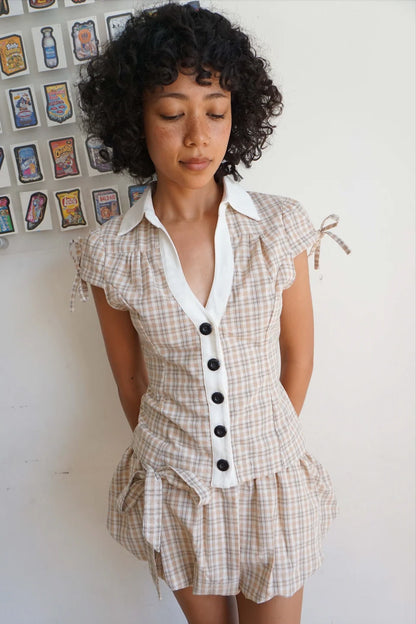 Blondita Plaid Button Down