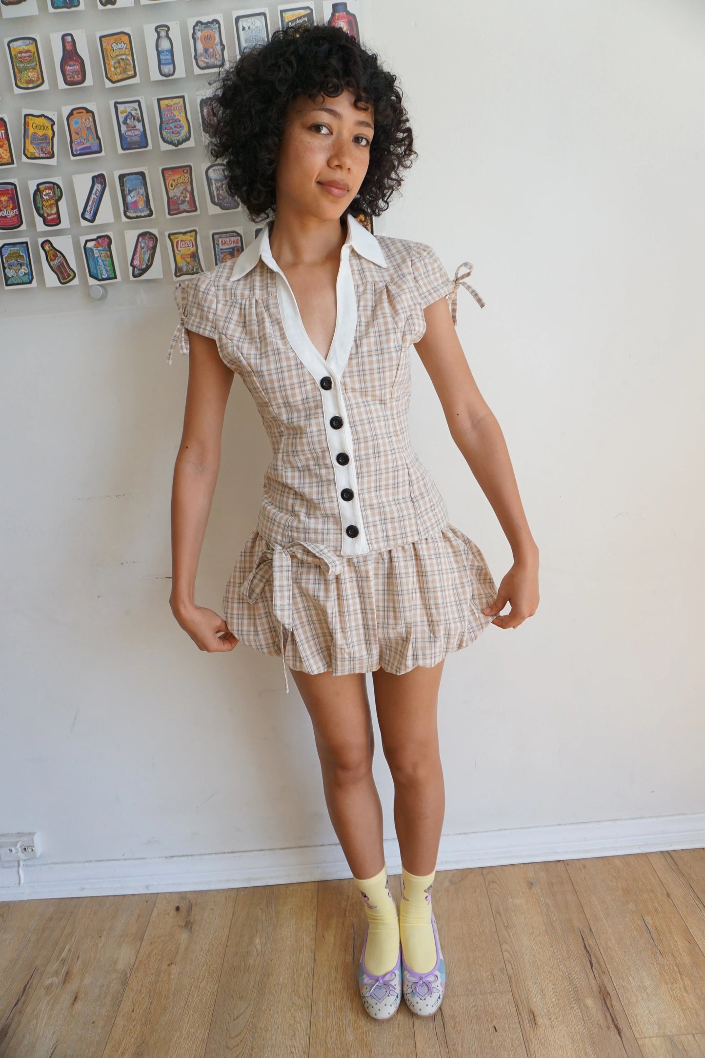 Blondita Plaid Button Down