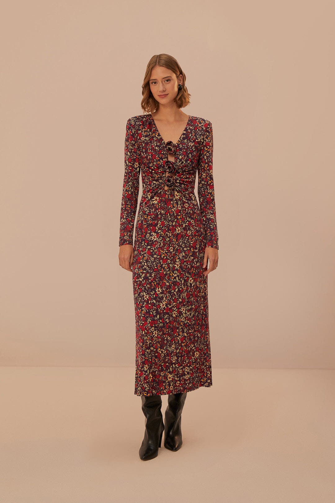 Farm Rio Chelsea Garden Flowers Dress (M)