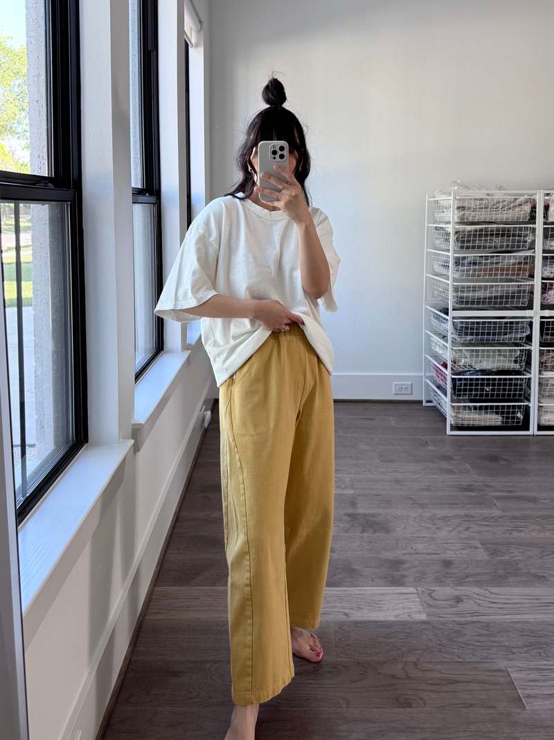 Le Bon Shoppe Arc Pants in Butter (L)