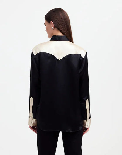 Alexa Chung for Madewell Satin Shirt (L)