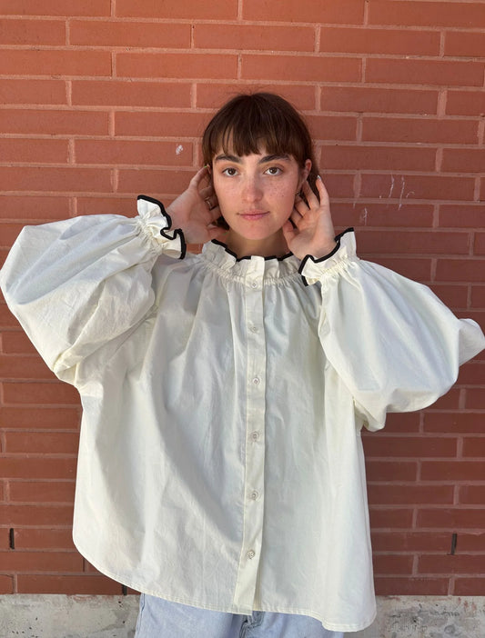 Local Woman Claire Blouse in Pierrot (M)