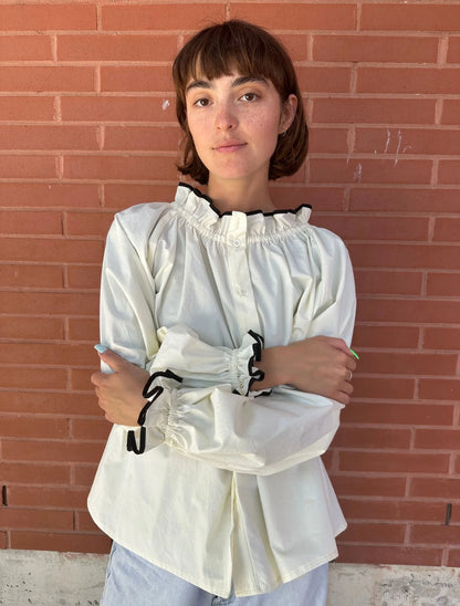 Local Woman Claire Blouse in Pierrot (M)