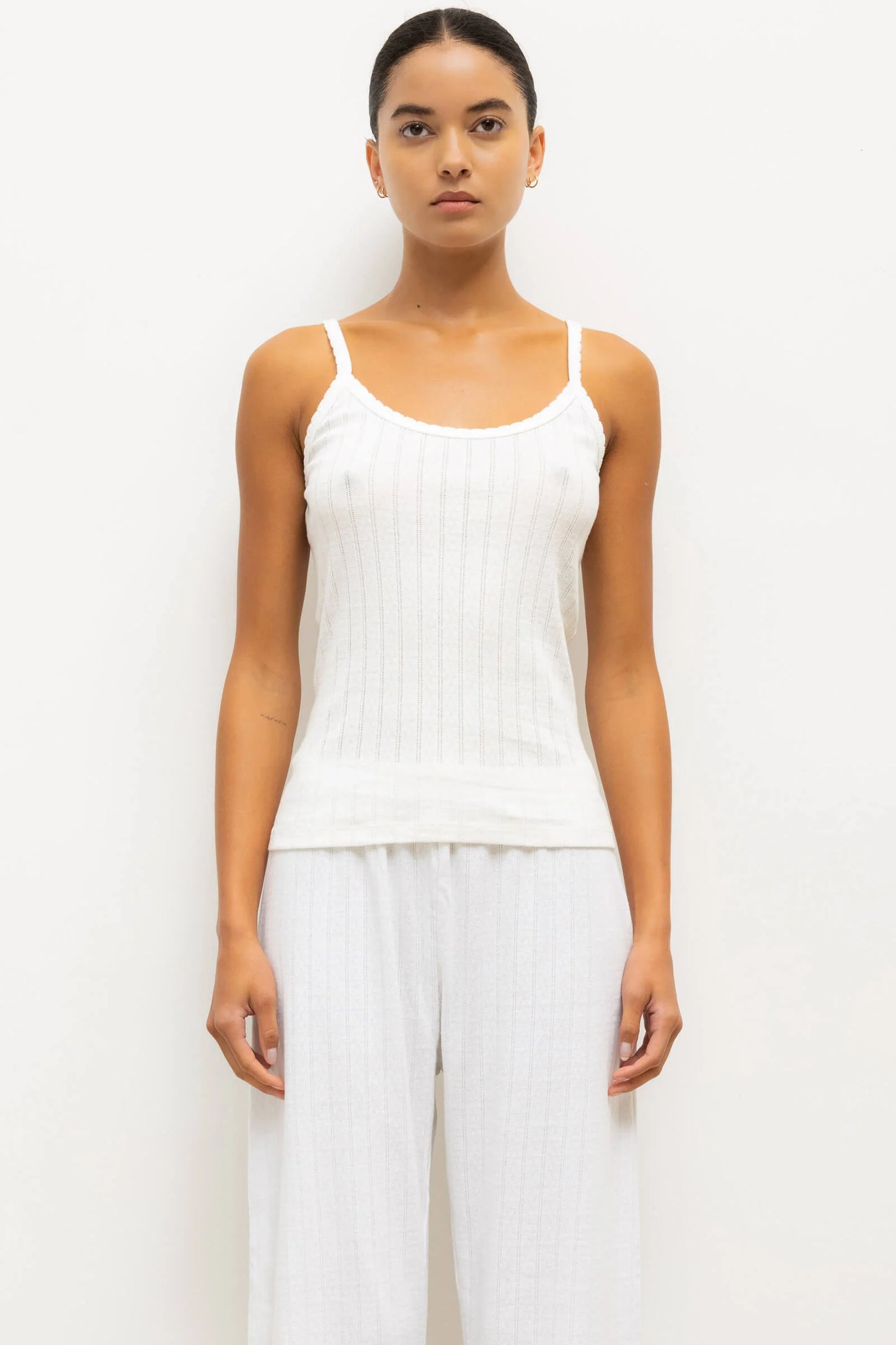 Leset Pointelle Tank (S)