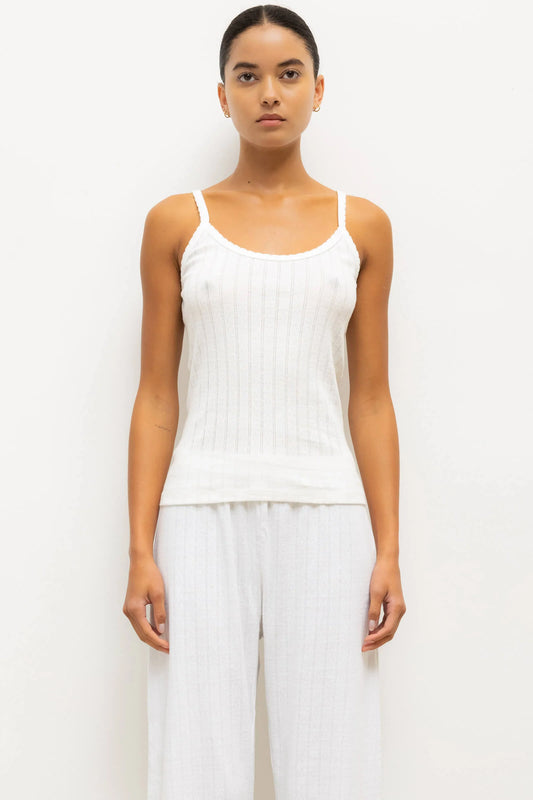 Leset Pointelle Tank (S)