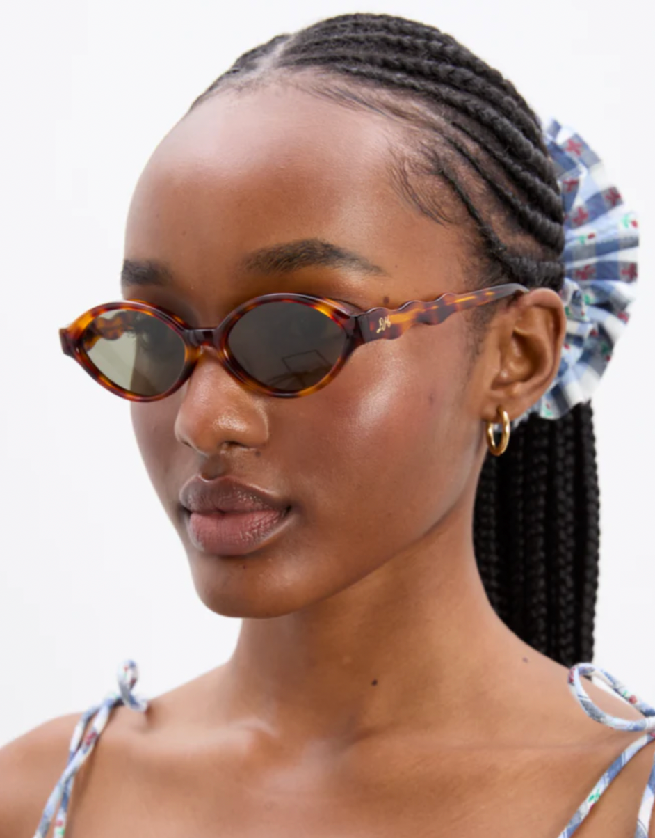 Damson Madder Wavey Temple Sunglasses
