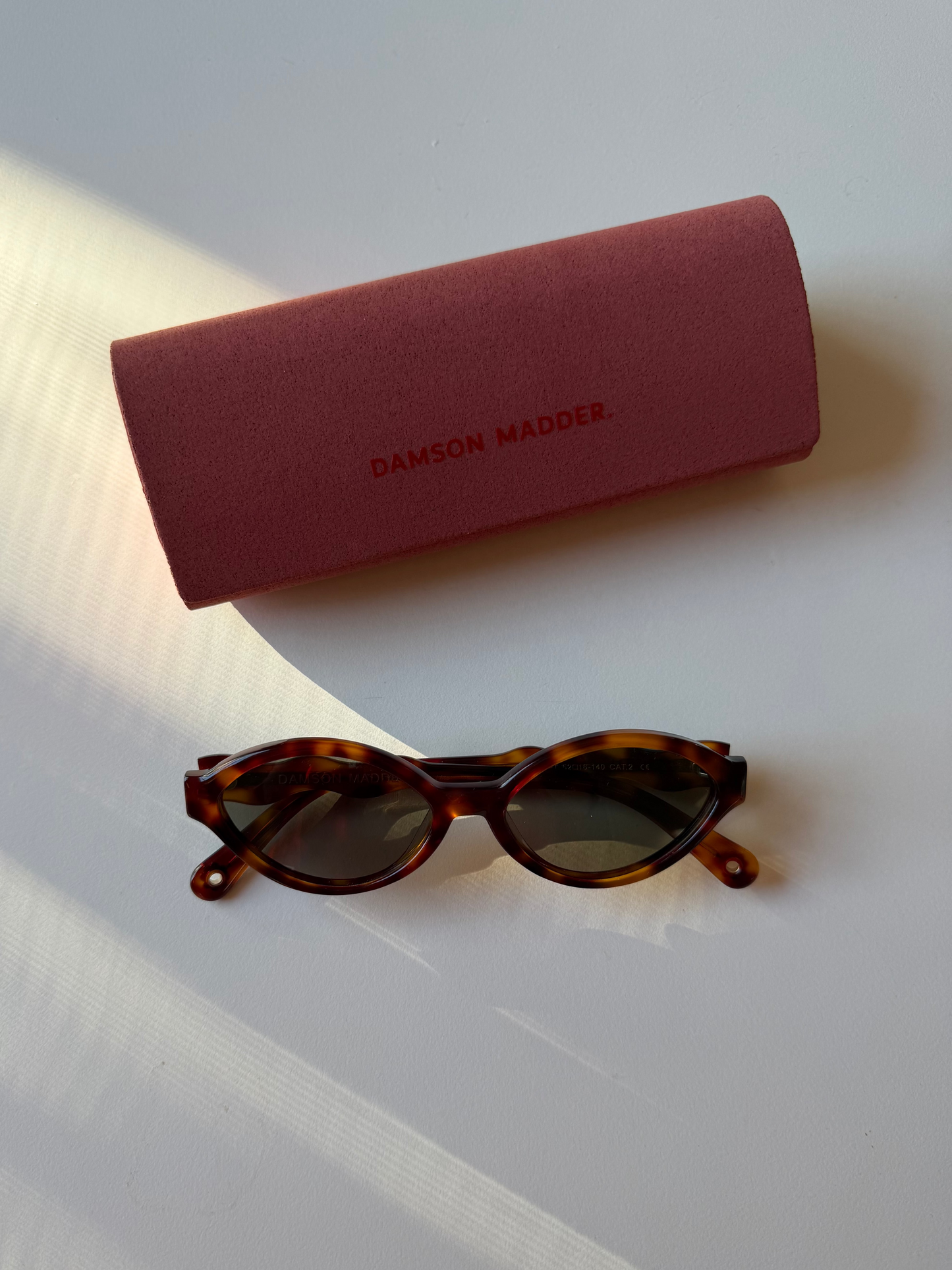 Damson Madder Wavey Temple Sunglasses