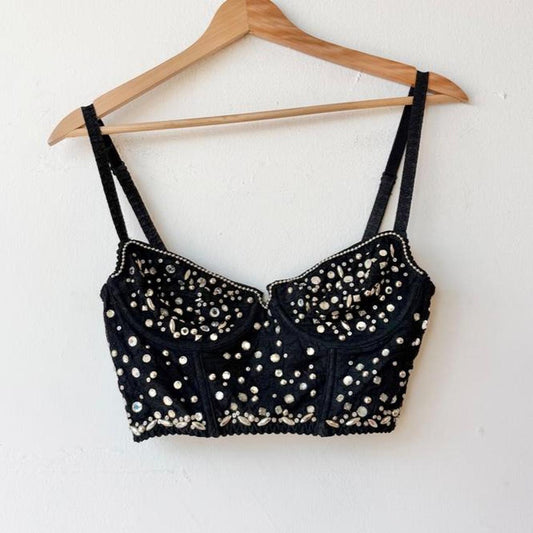Vintage DKNY Bustier Top (M)