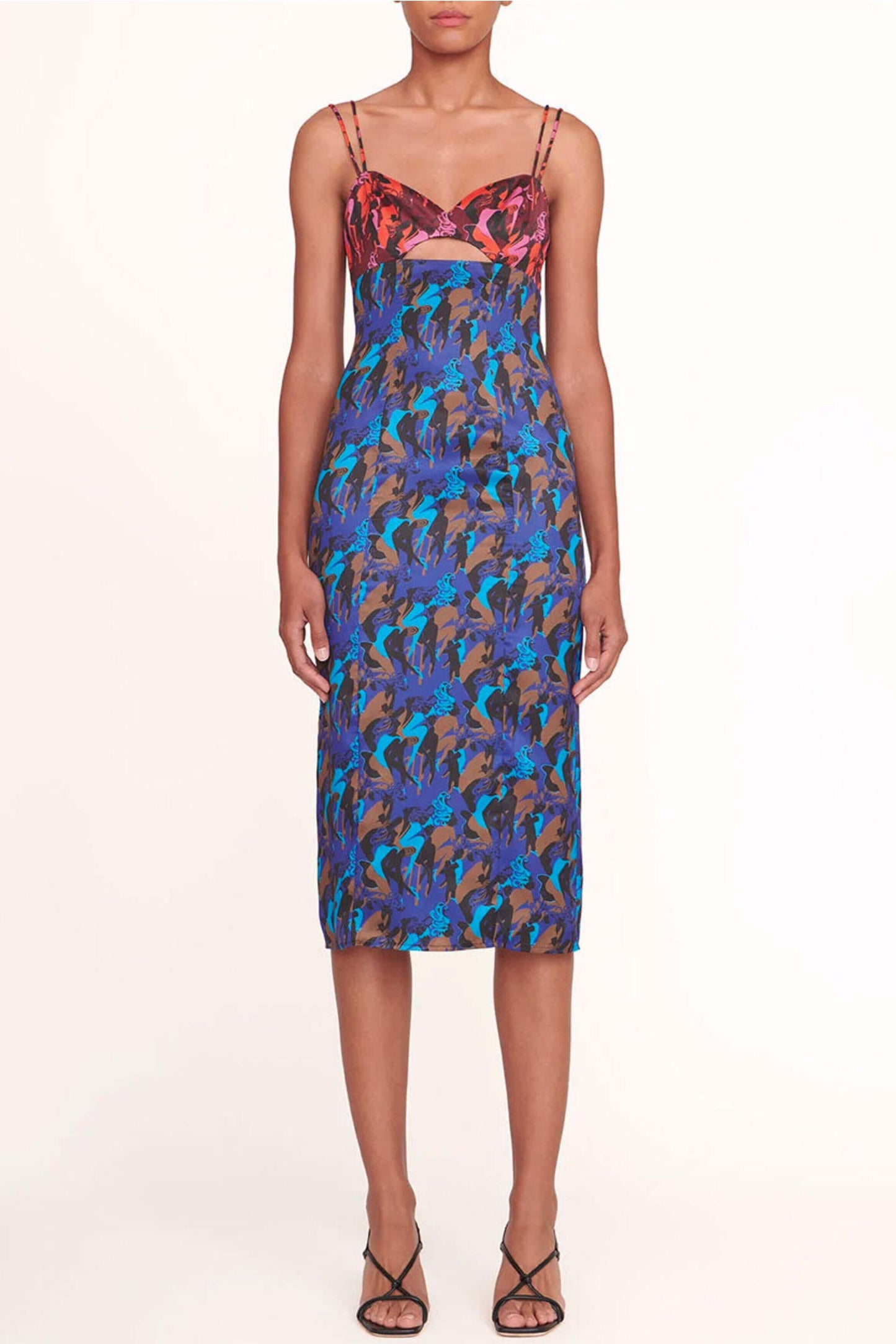 STAUD Silk Dress (Sz 4)