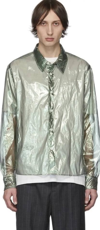 Our Legacy Lamé Gauze Company Shirt (XL)